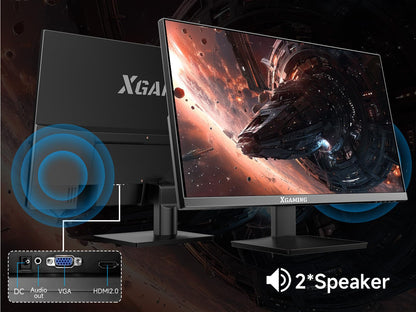 27-Inch Computer Monitor, 1080P 100Hz Gaming Monitor, FHD IPS Display (1920X1080P) PC Monitor for Home Office, Computer Monitor HDMI Display with Low Blue Light, Free Sync, VESA Compatible